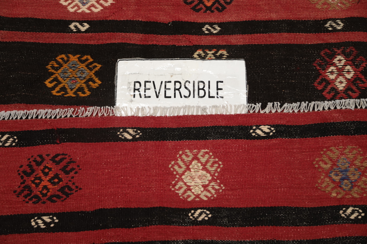 Vegetable Dye Kilim Turkish Area Rug 6x10