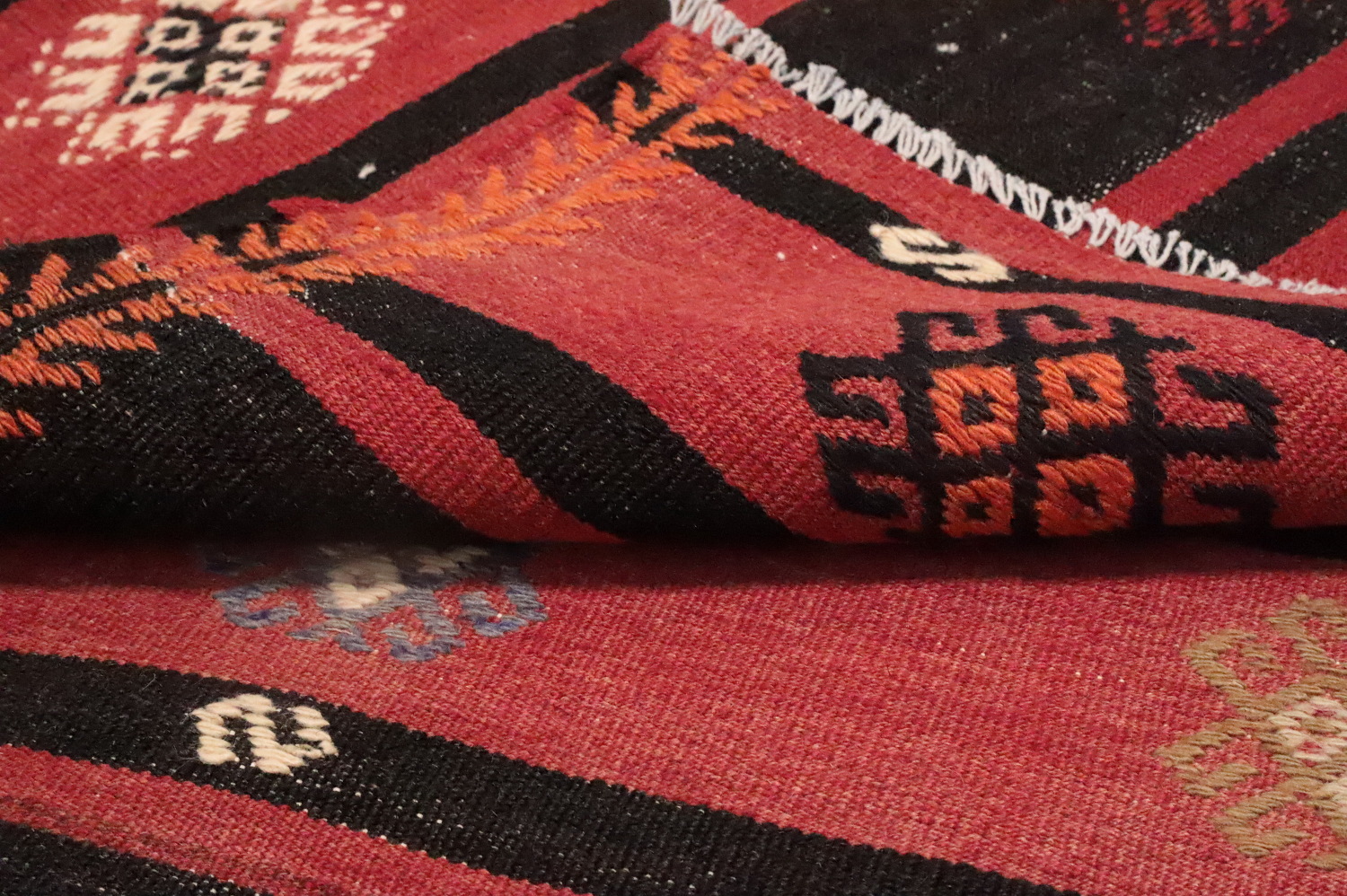 Vegetable Dye Kilim Turkish Area Rug 6x10