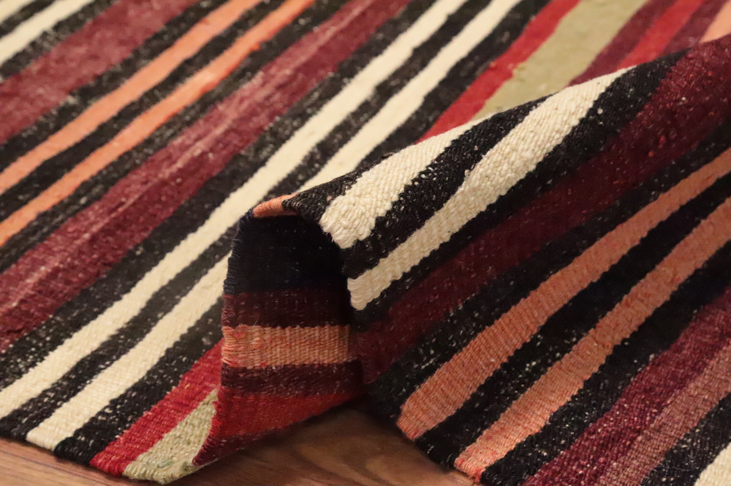 Vegetable Dye Kilim Turkish Area Rug 5x9