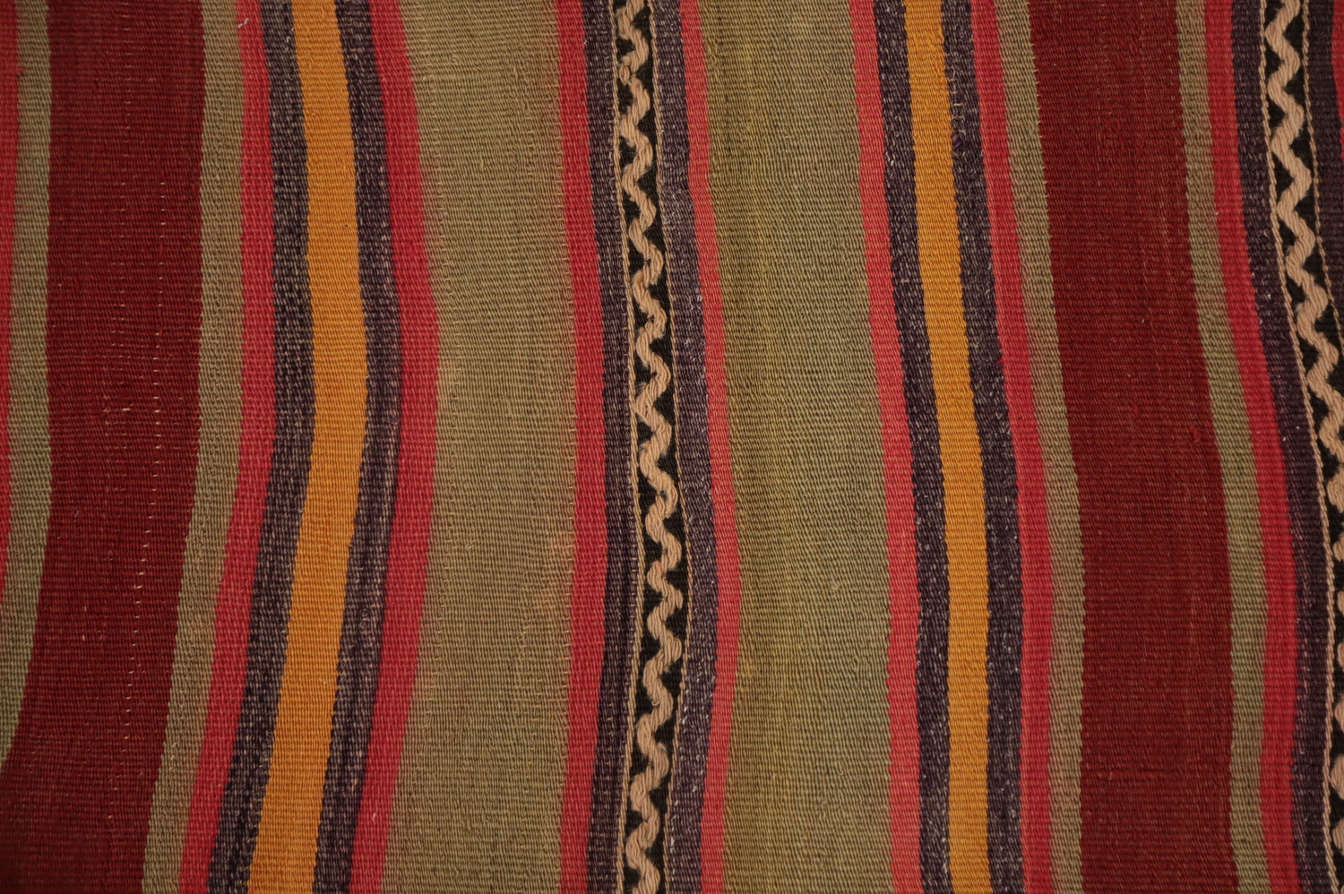 Handmade Wool Kilim Vegetable Dye Rug 5x7