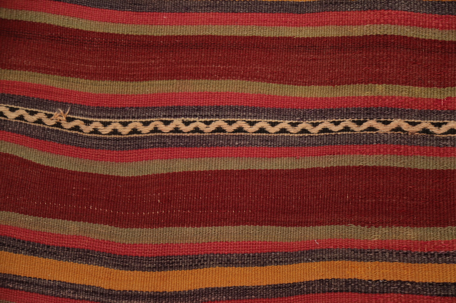 Handmade Wool Kilim Vegetable Dye Rug 5x7