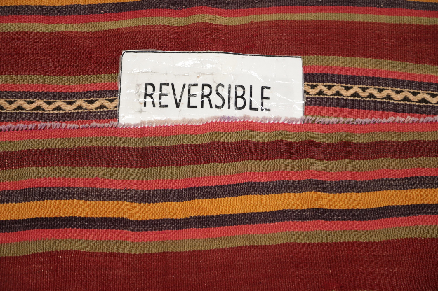 Handmade Wool Kilim Vegetable Dye Rug 5x7