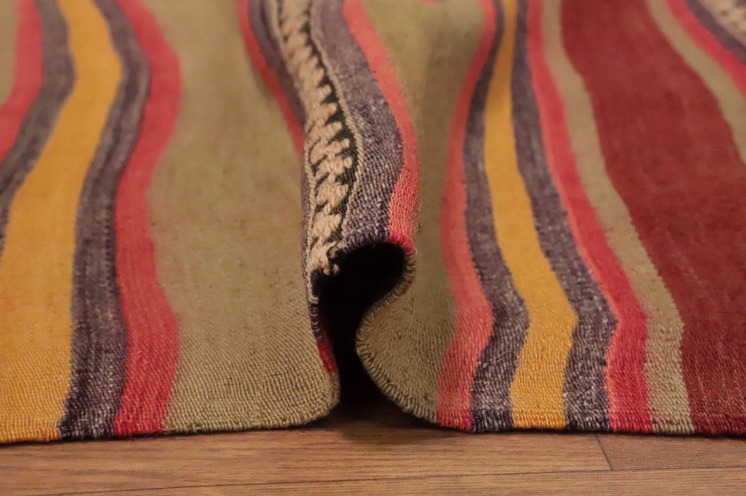 Handmade Wool Kilim Vegetable Dye Rug 5x7