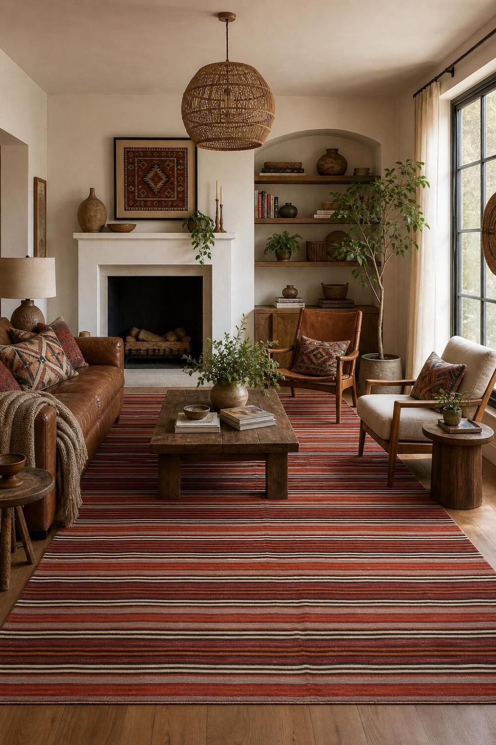 Vegetable Dye Kilim Turkish Area Rug 5x11
