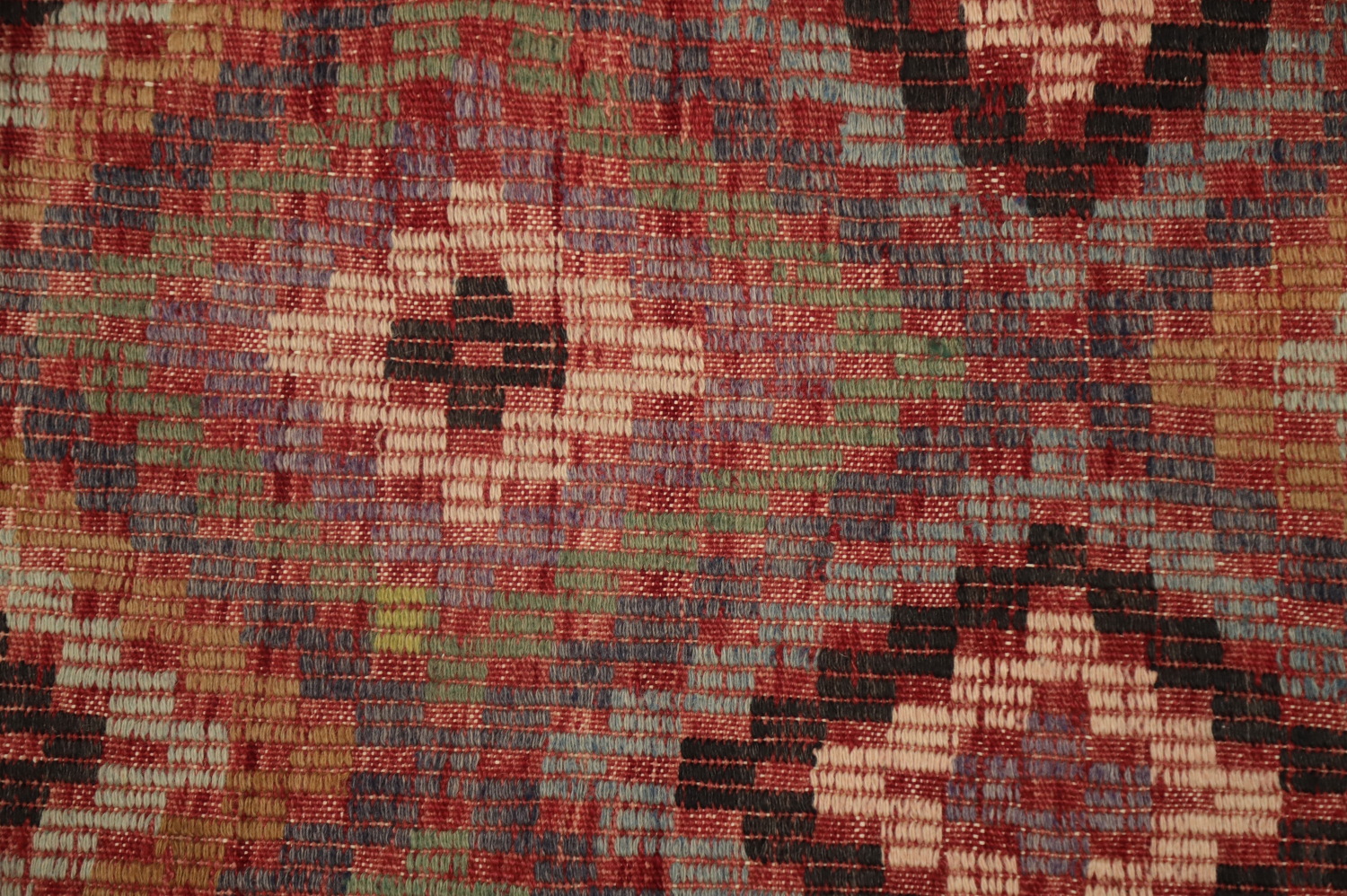 Elegant Diamond Pattern Kilim Area Rug 6x10 for Living Spaces