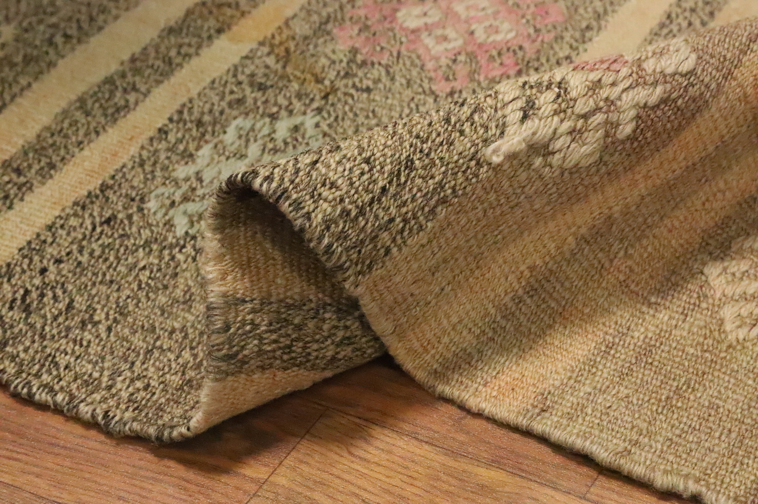 Vegetable Dye Kilim Turkish Area Rug 6x8