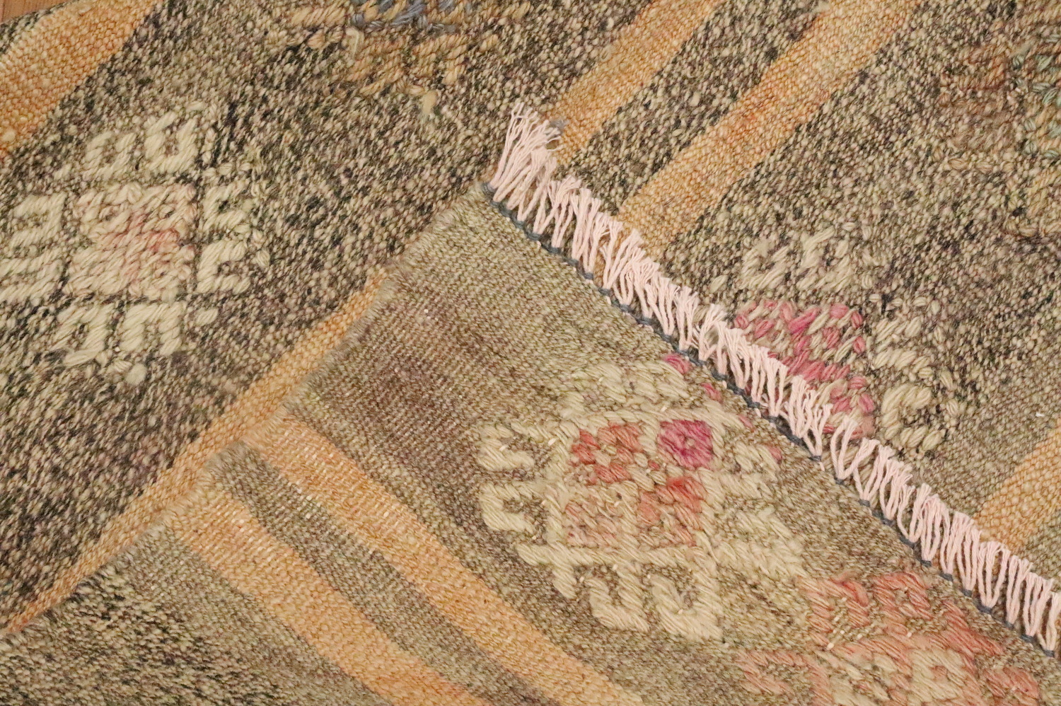 Vegetable Dye Kilim Turkish Area Rug 6x8