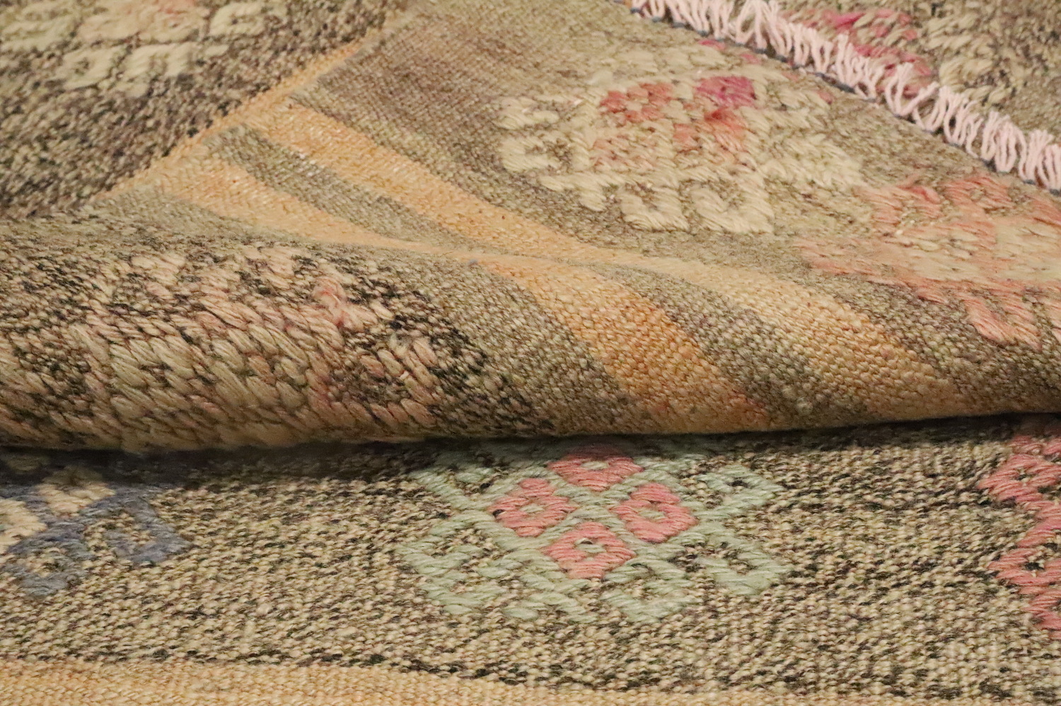 Vegetable Dye Kilim Turkish Area Rug 6x8