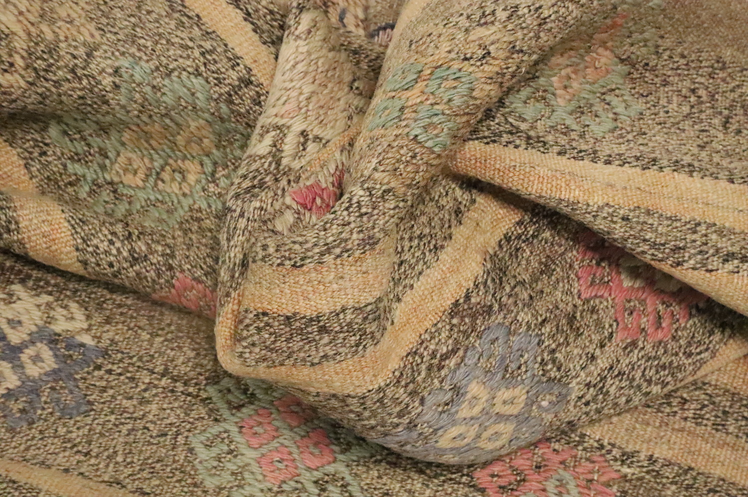 Vegetable Dye Kilim Turkish Area Rug 6x8