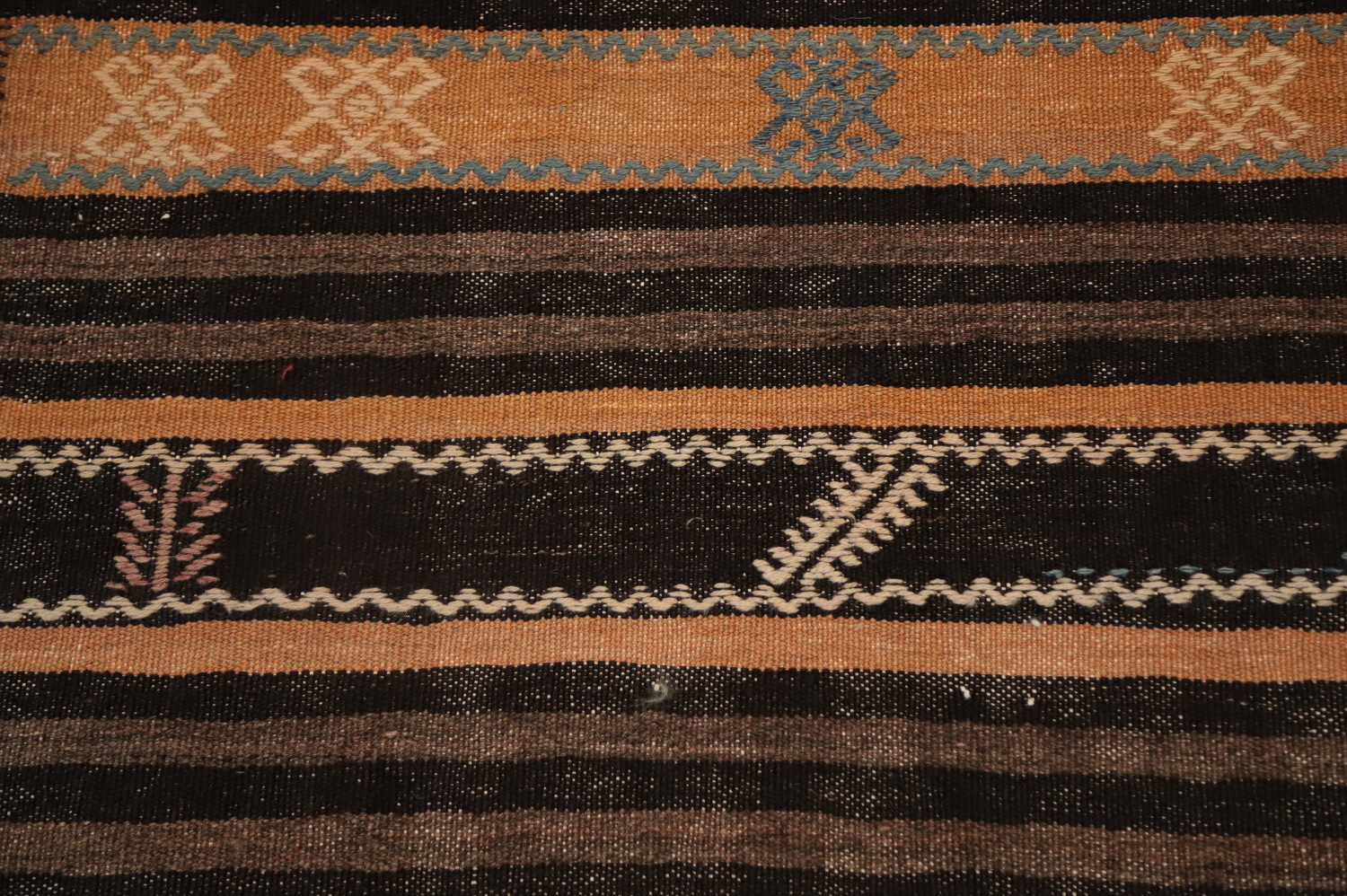 Vegetable Dye Kilim Turkish Area Rug 6x11