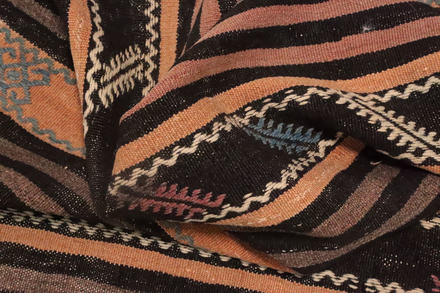 Vegetable Dye Kilim Turkish Area Rug 6x11