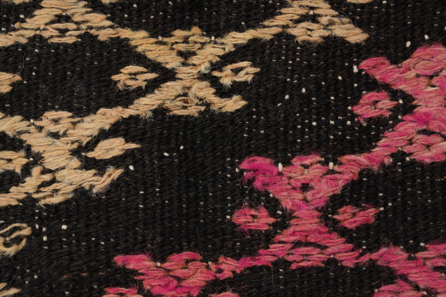 Vegetable Dye Kilim Geometric Wool Area Rug 6x9