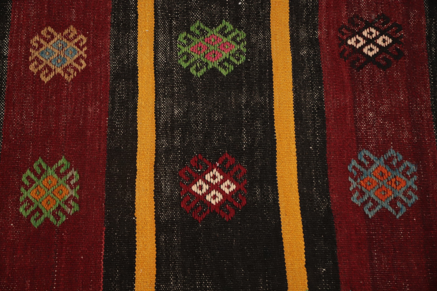 Vegetable Dye Kilim Turkish Area Rug 6x11