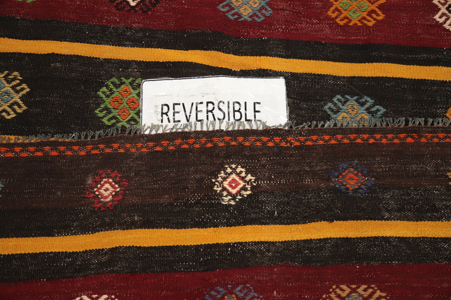 Vegetable Dye Kilim Turkish Area Rug 6x11