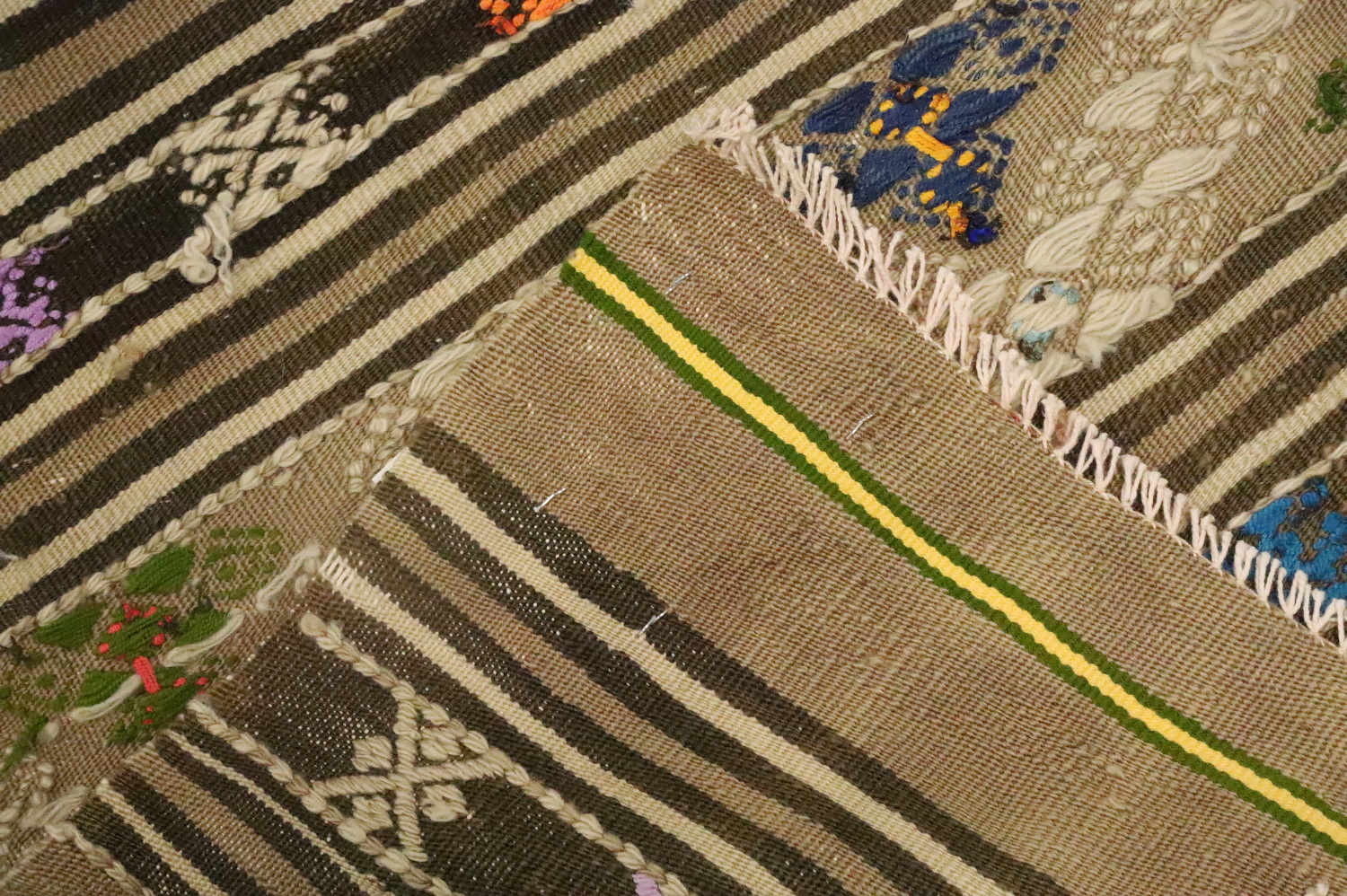 Vegetable Dye Kilim Turkish Area Rug 6x8