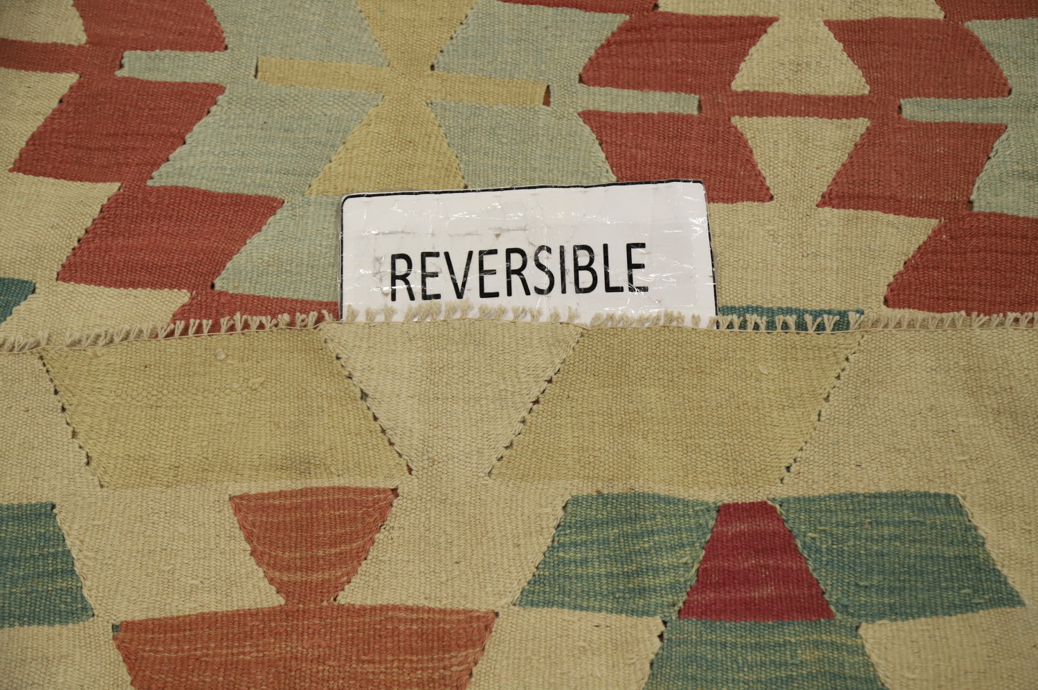 Vegetable Dye Kilim Turkish Area Rug 6x9