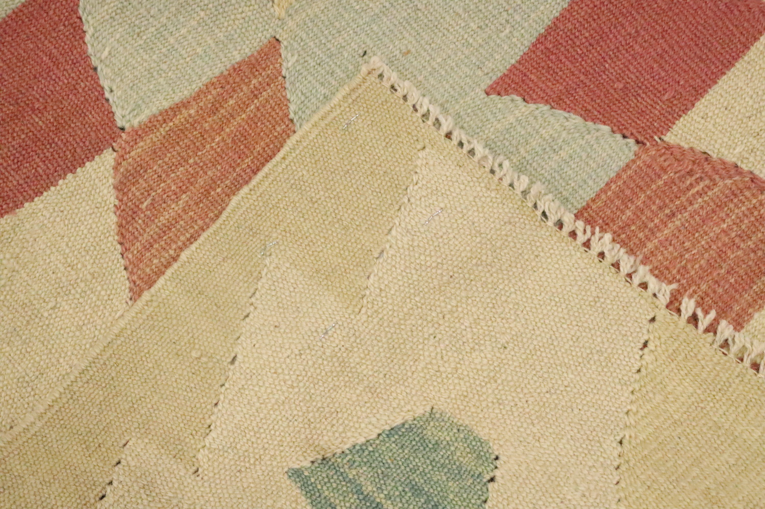 Vegetable Dye Kilim Turkish Area Rug 6x9