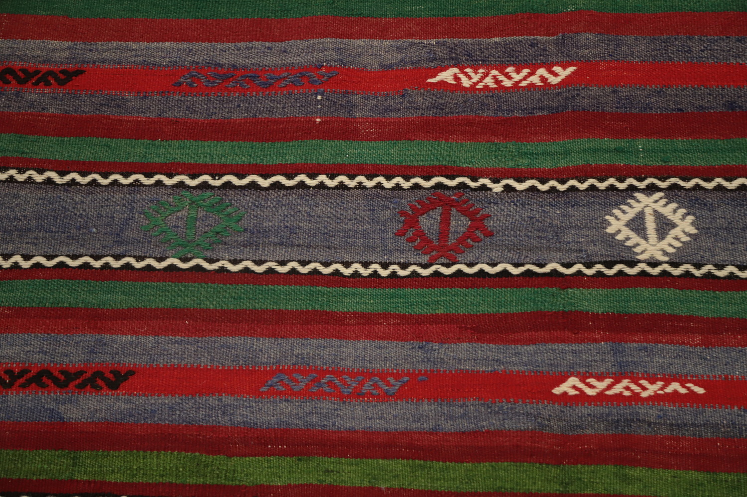 Vegetable Dye Kilim Turkish Area Rug 6x12