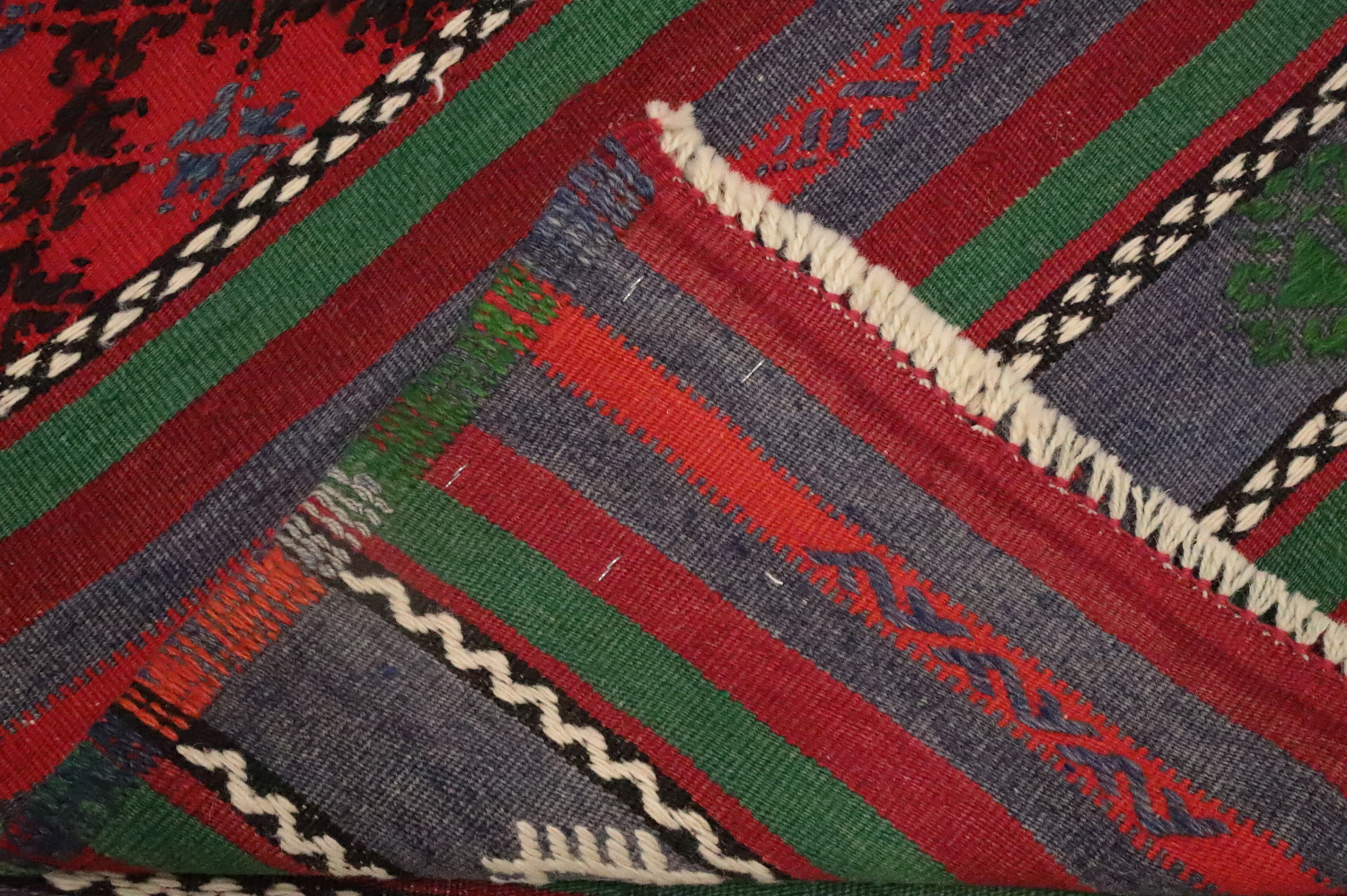 Vegetable Dye Kilim Turkish Area Rug 6x12