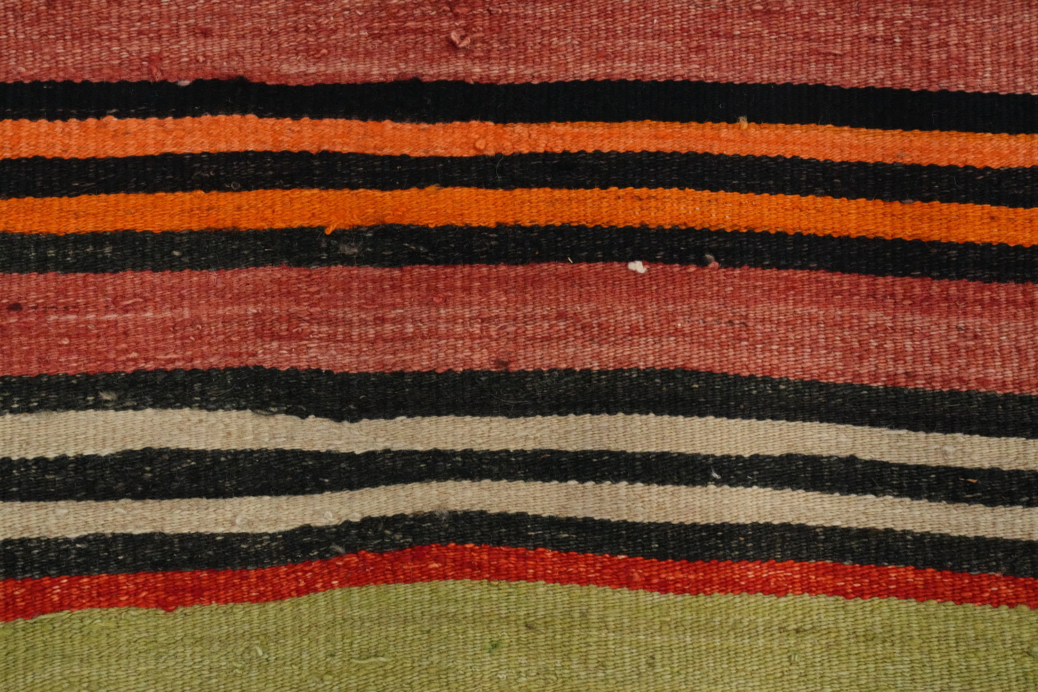 Vegetable Dye Kilim Turkish Runner Rug 4x9