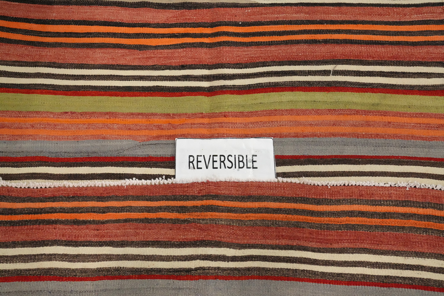 Vegetable Dye Kilim Turkish Runner Rug 4x9