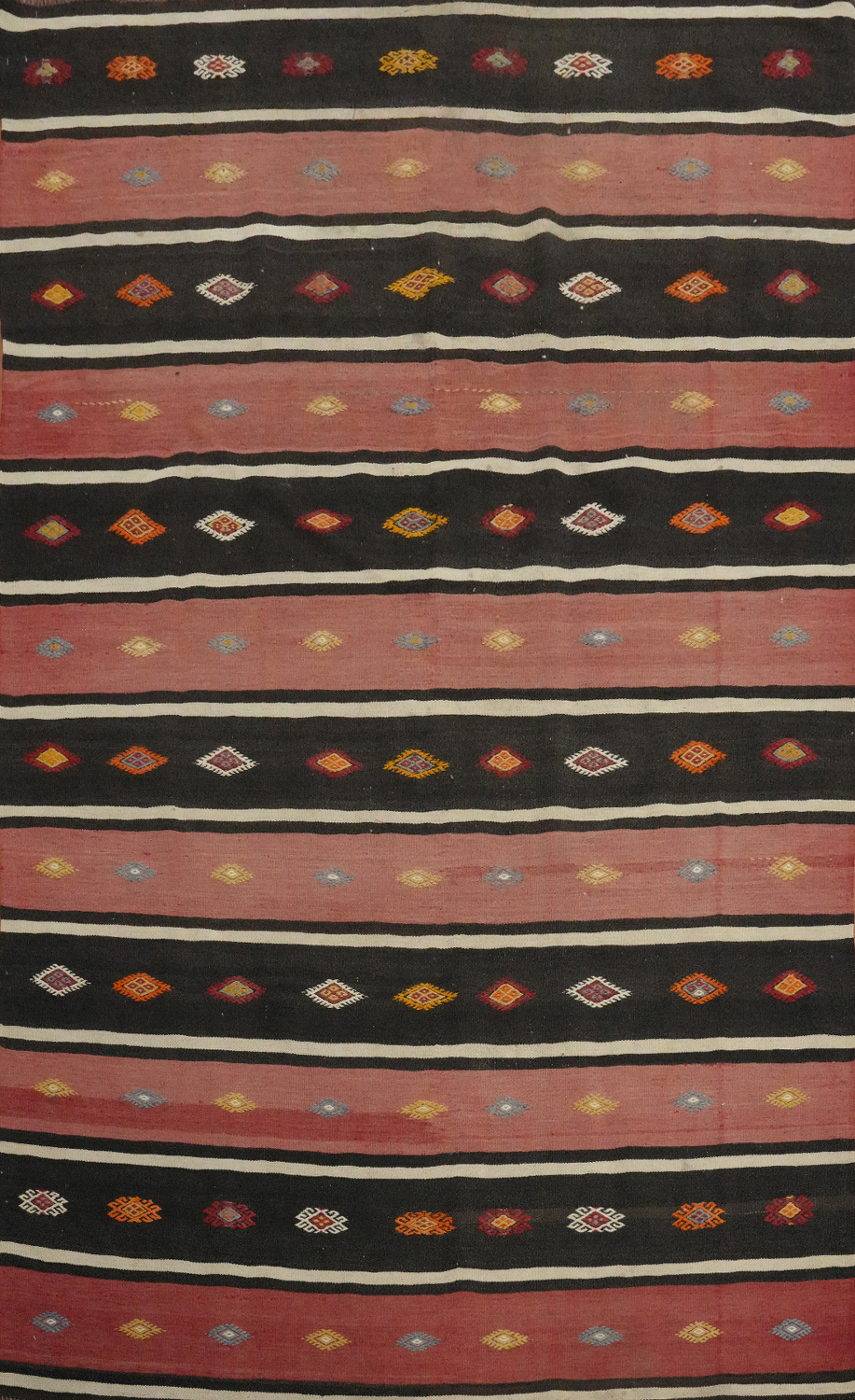 Vegetable Dye Kilim Turkish Area Rug 5x8