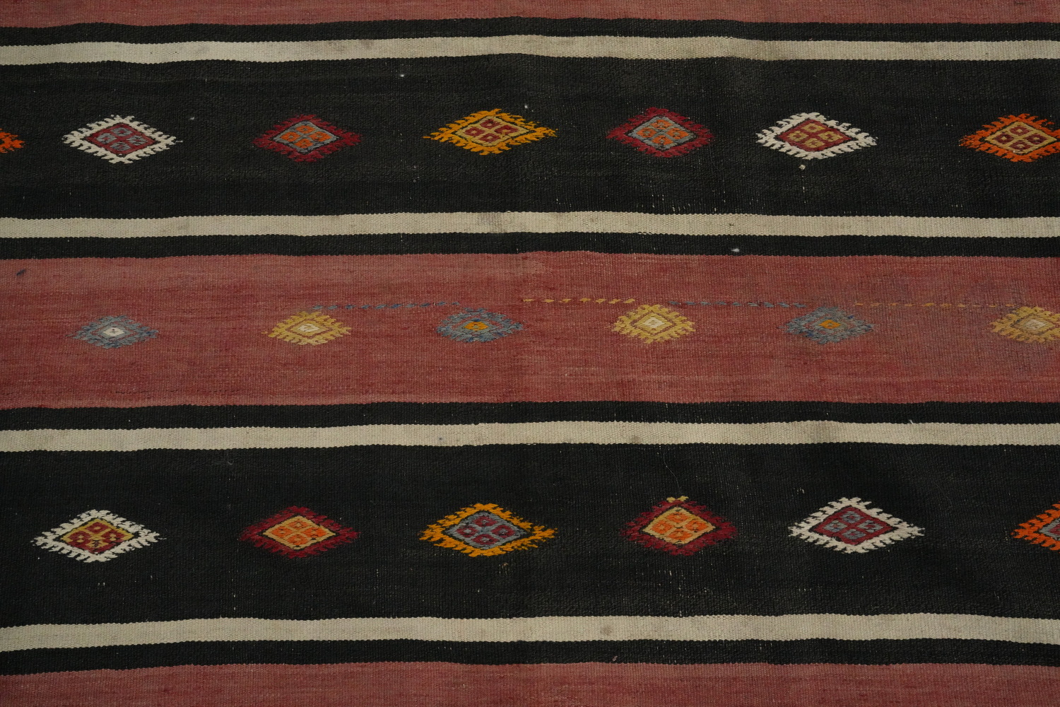 Vegetable Dye Kilim Turkish Area Rug 5x8