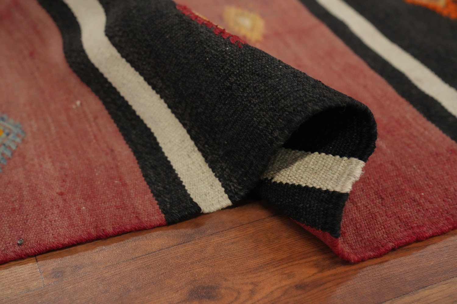 Vegetable Dye Kilim Turkish Area Rug 5x8