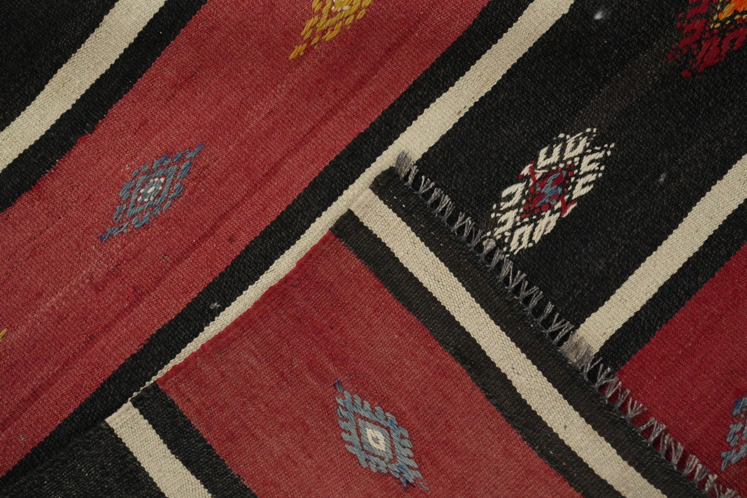 Vegetable Dye Kilim Turkish Area Rug 5x8
