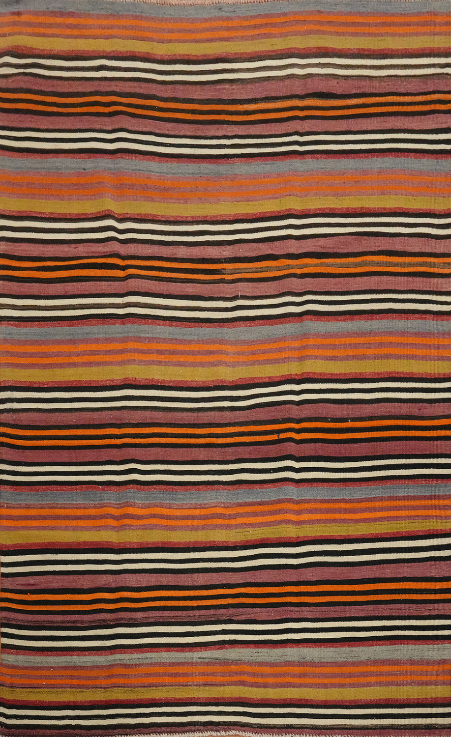 Vegetable Dye Kilim Turkish Area Rug 5x8
