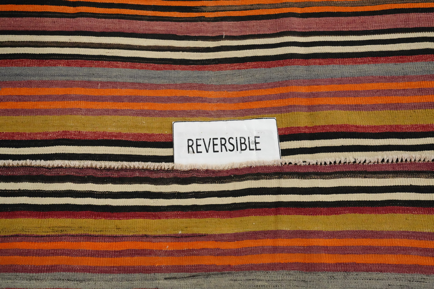 Vegetable Dye Kilim Turkish Area Rug 5x8