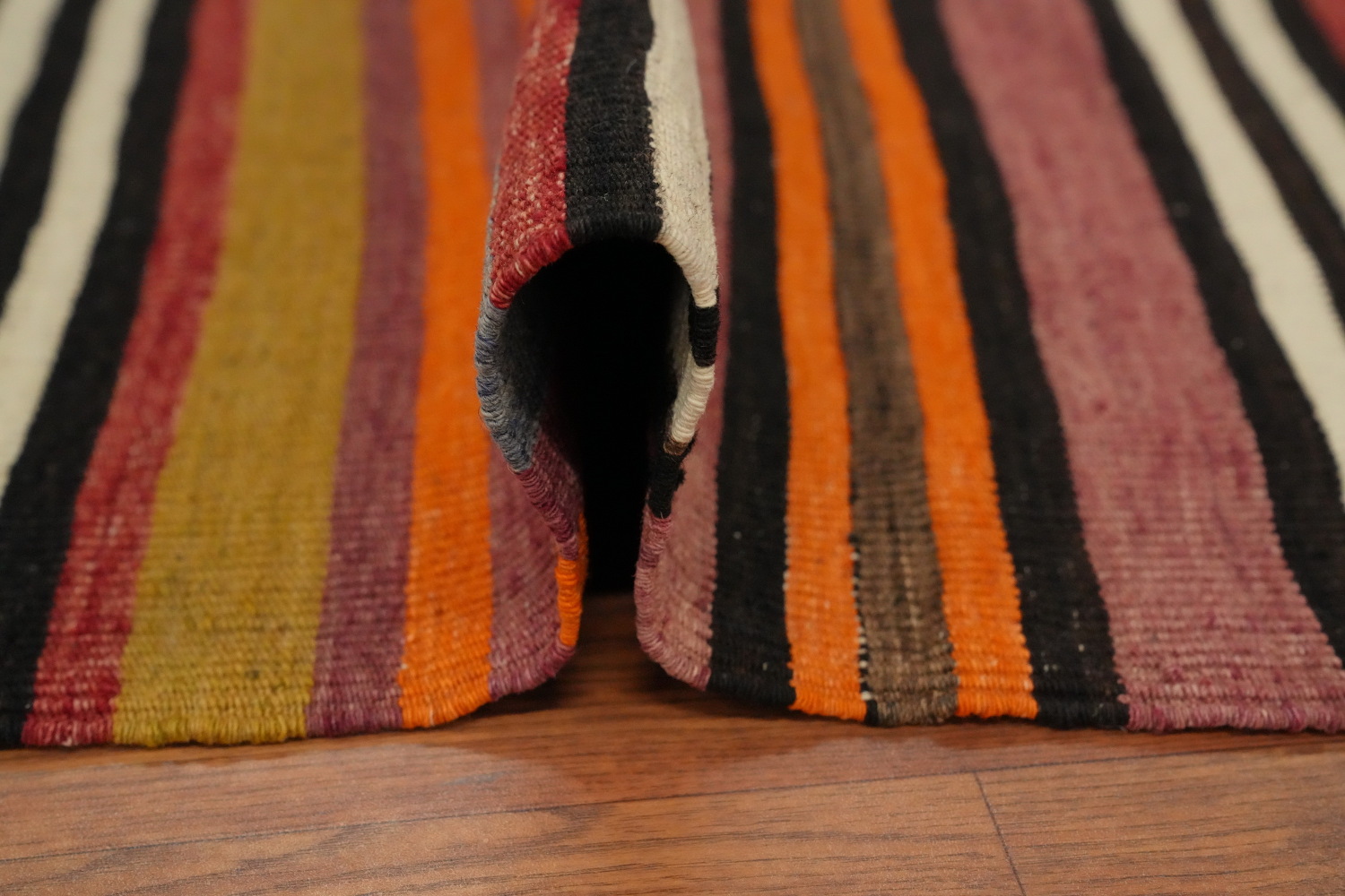 Vegetable Dye Kilim Turkish Area Rug 5x8