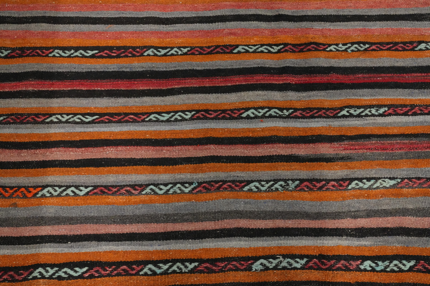 Vegetable Dye Kilim Turkish Area Rug 6x10