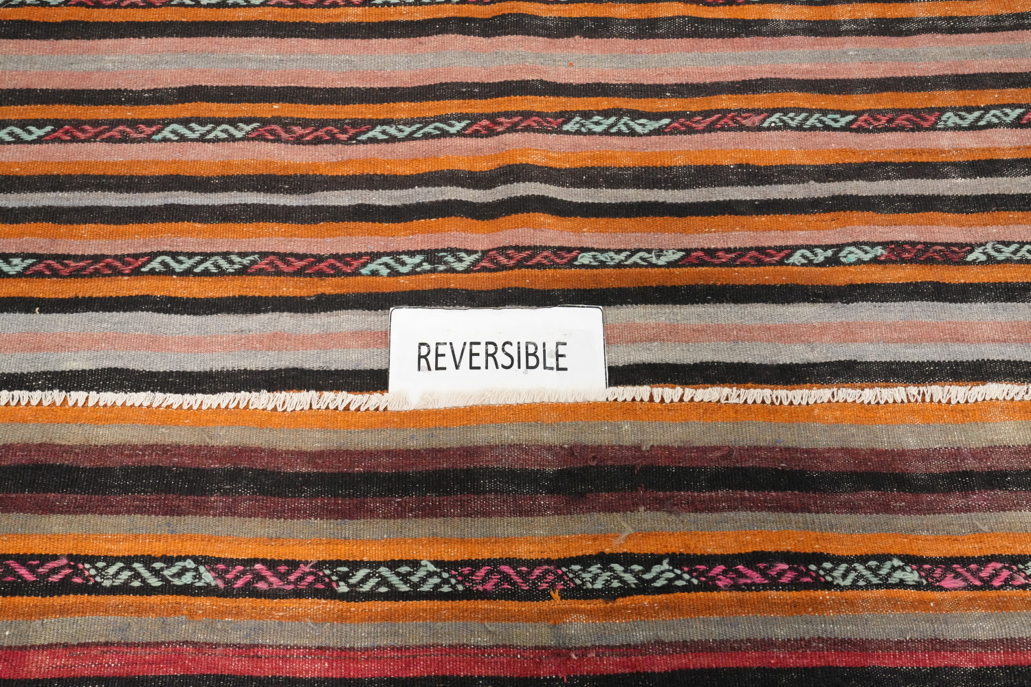 Vegetable Dye Kilim Turkish Area Rug 6x10