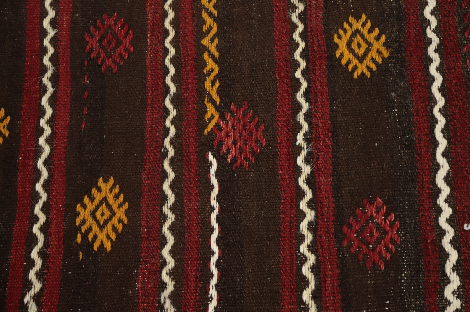 Vegetable Dye Kilim Turkish Area Rug 6x10