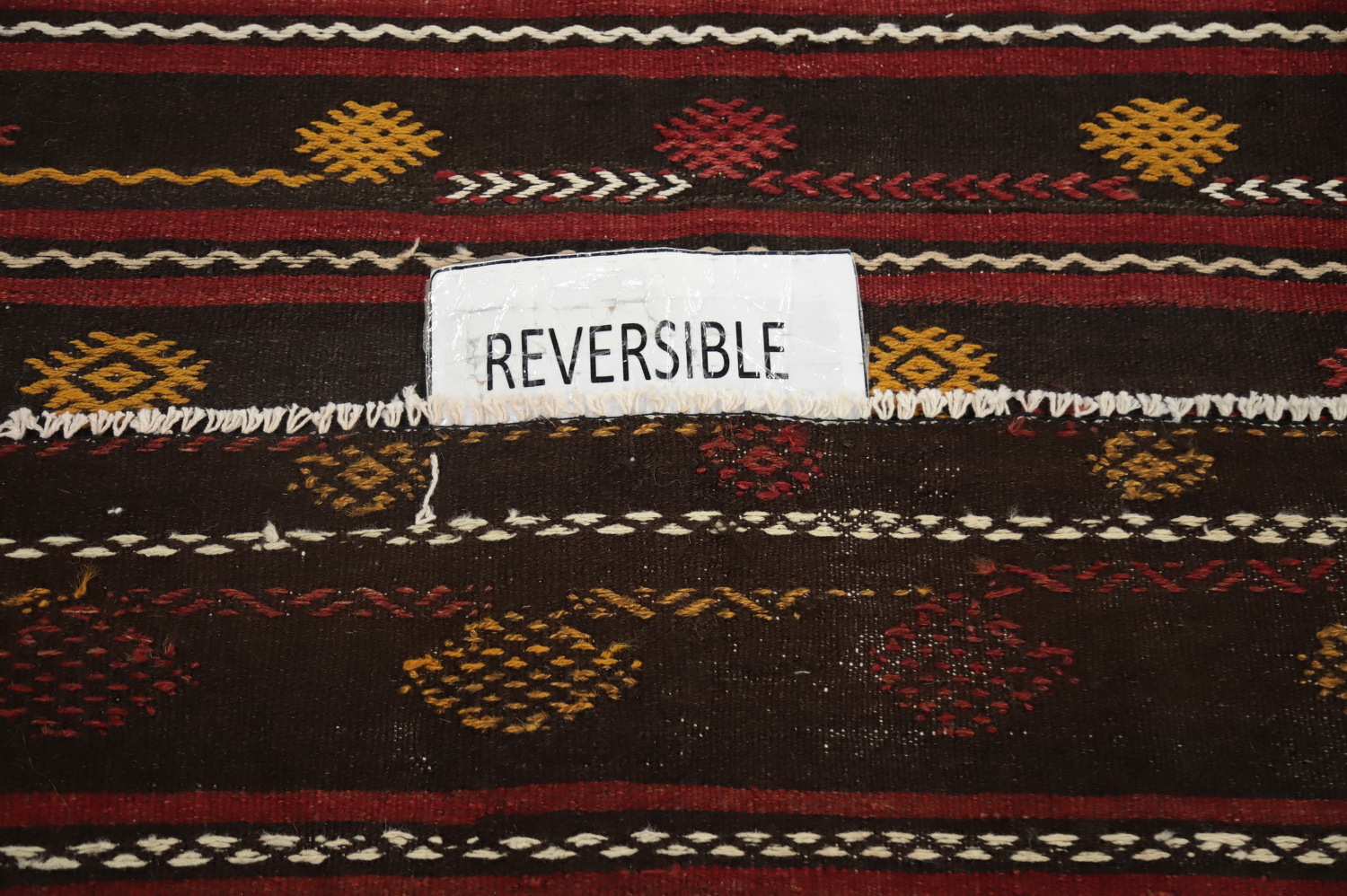 Vegetable Dye Kilim Turkish Area Rug 6x10
