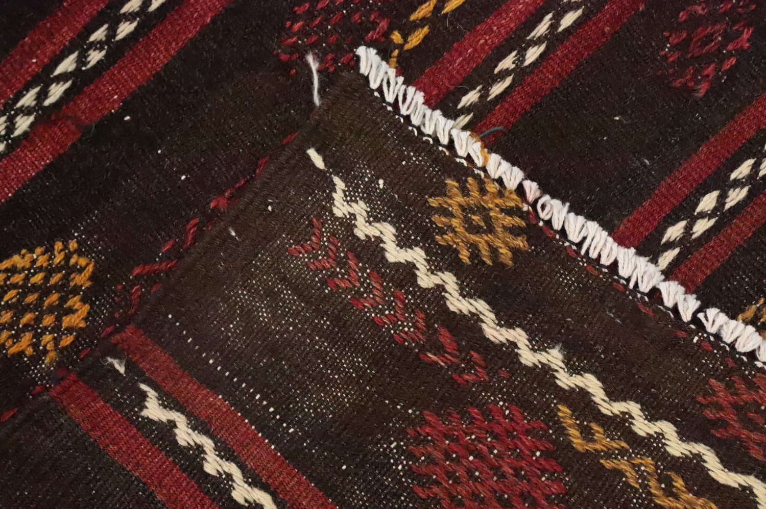 Vegetable Dye Kilim Turkish Area Rug 6x10