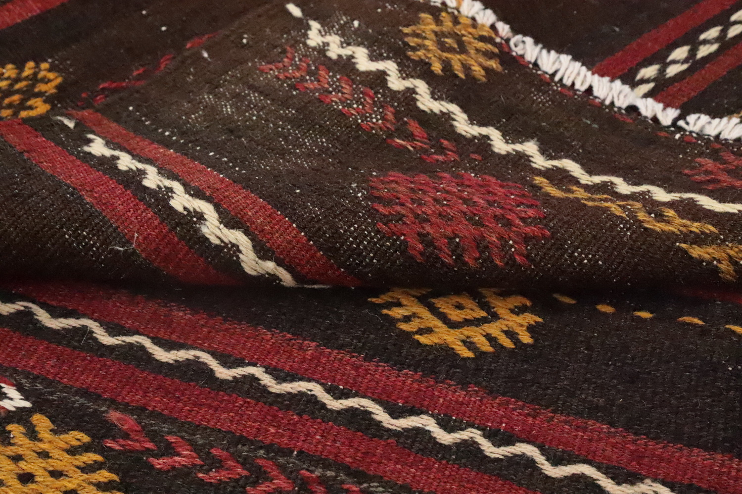 Vegetable Dye Kilim Turkish Area Rug 6x10