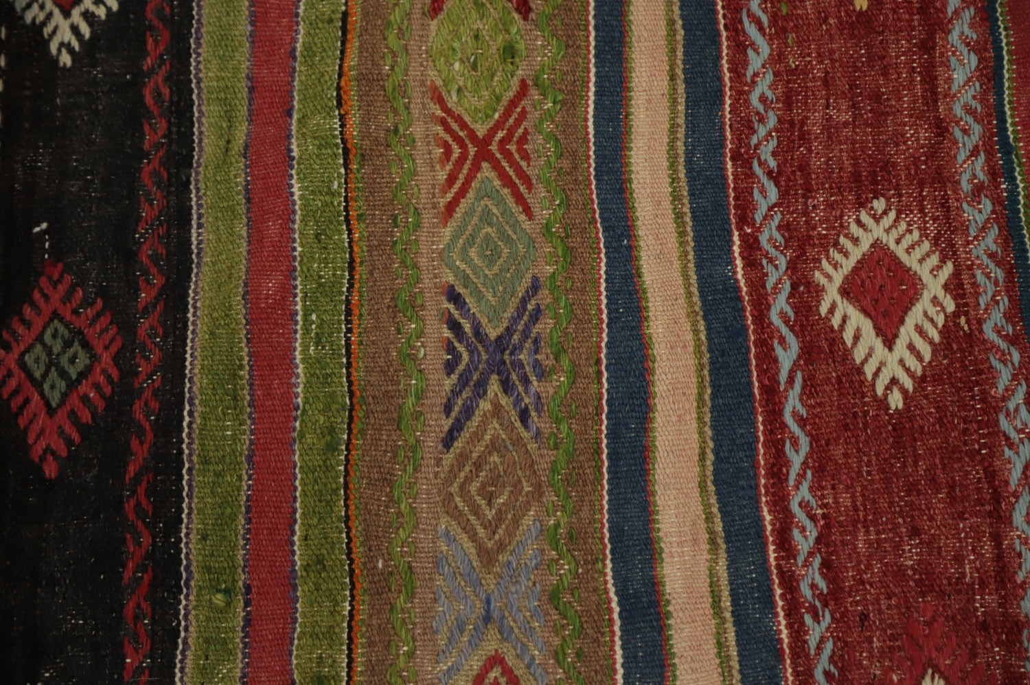 Vegetable Dye Kilim Tribal Wool Area Rug 6x10