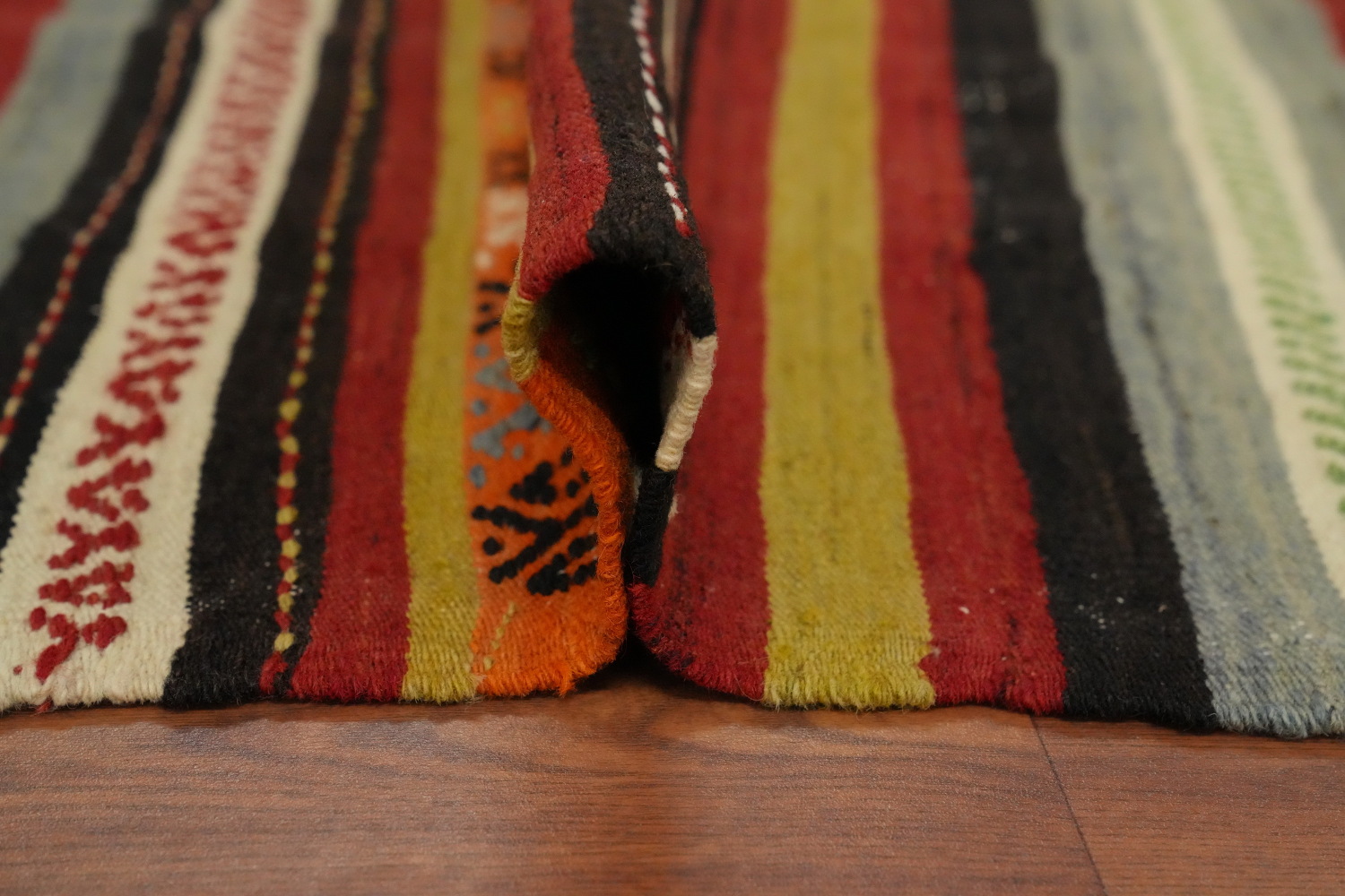 Vegetable Dye Kilim Turkish Area Rug 5x8