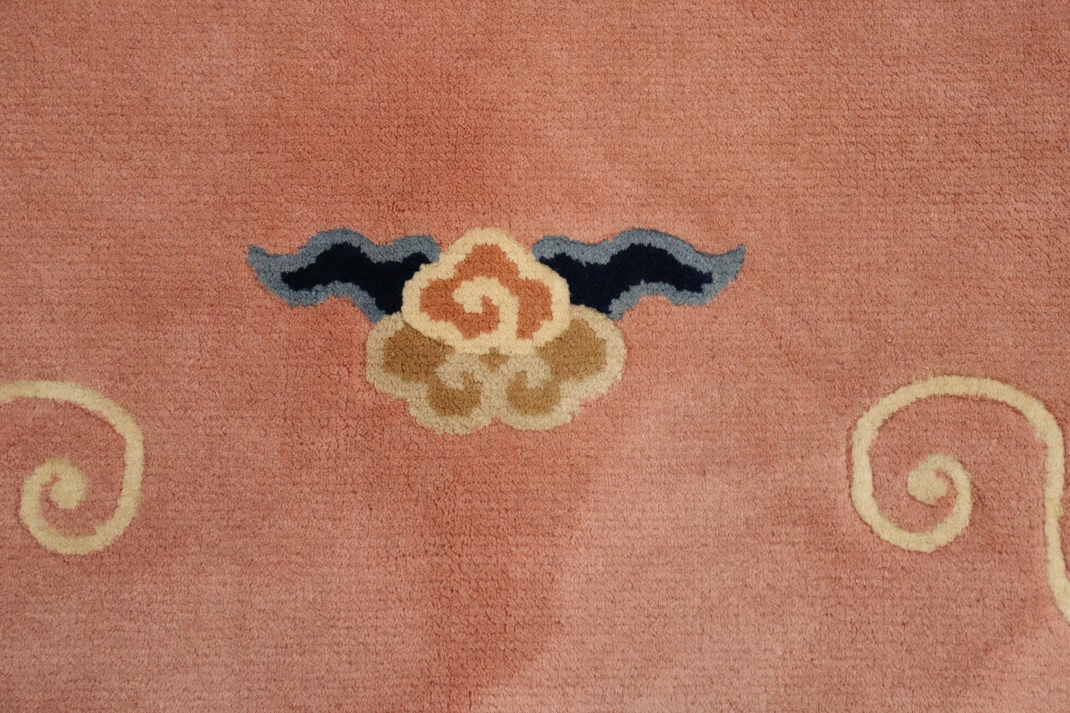 Vegetable Dye Art Deco Chinese Area Rug 8x11