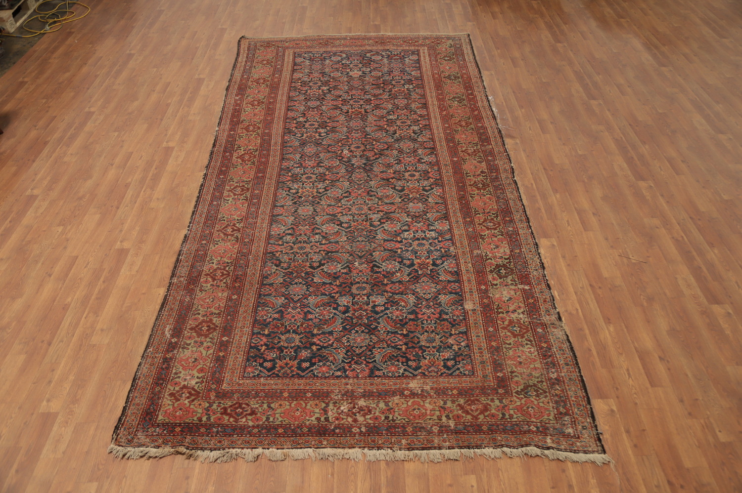 Pre-1900 Antique Vegetable Dye Sultanabad Persian Area Rug 6x13