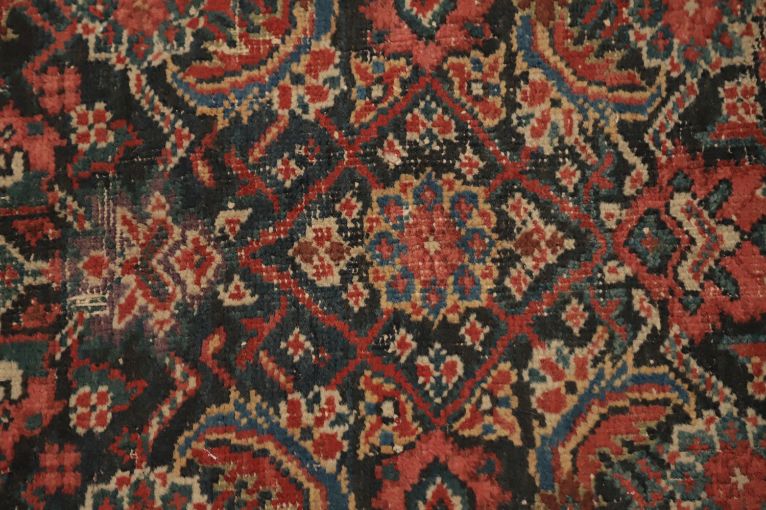 Pre-1900 Antique Vegetable Dye Sultanabad Persian Area Rug 6x13