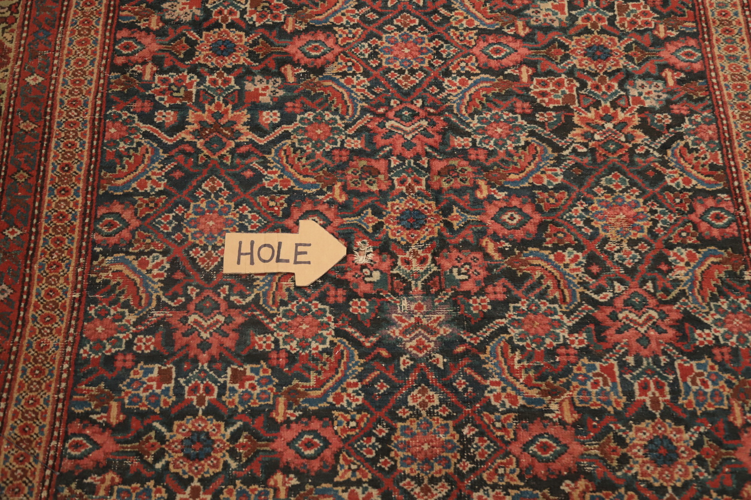 Pre-1900 Antique Vegetable Dye Sultanabad Persian Area Rug 6x13