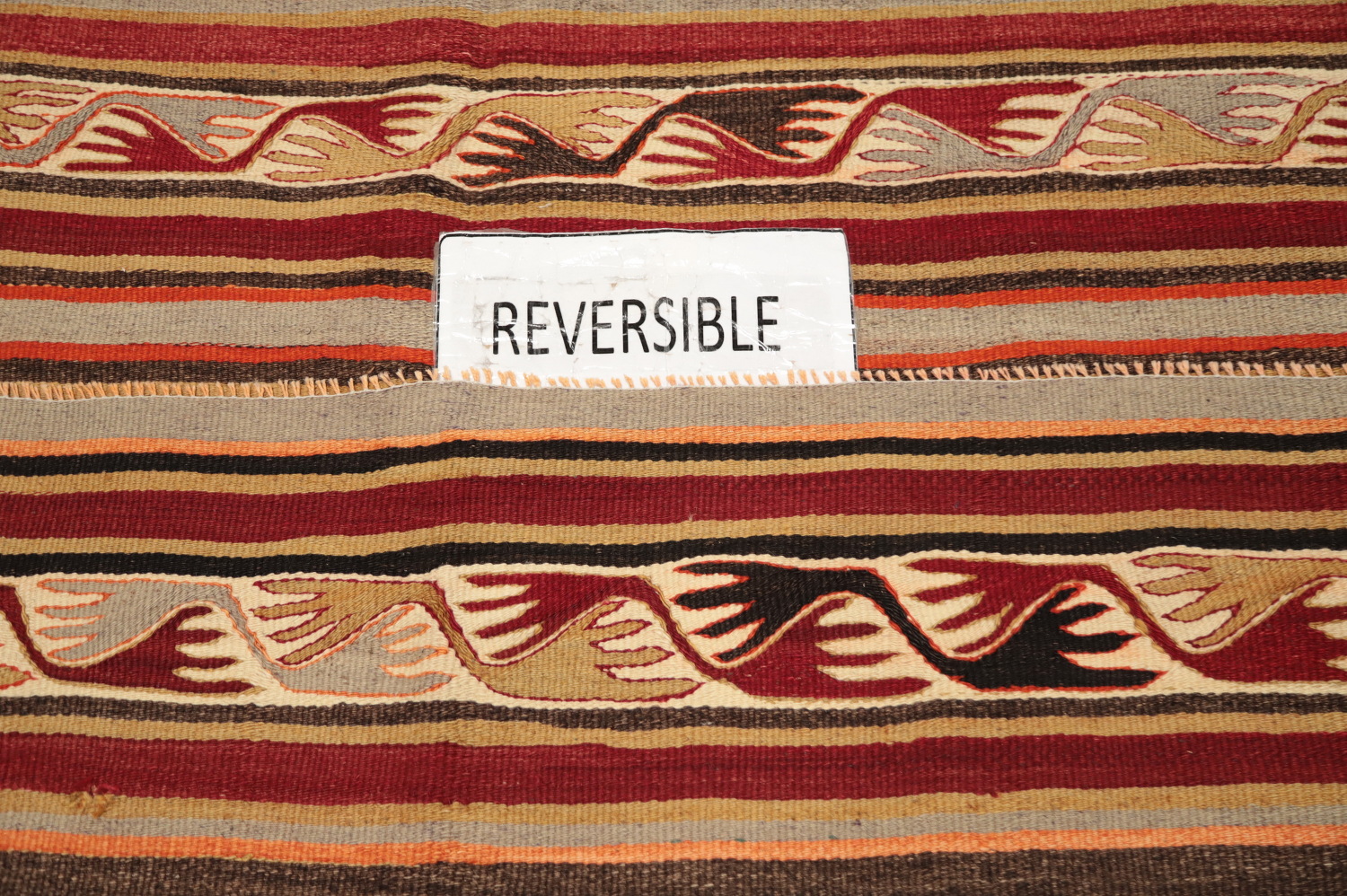 Vegetable Dye Kilim Turkish Area Rug 5x10