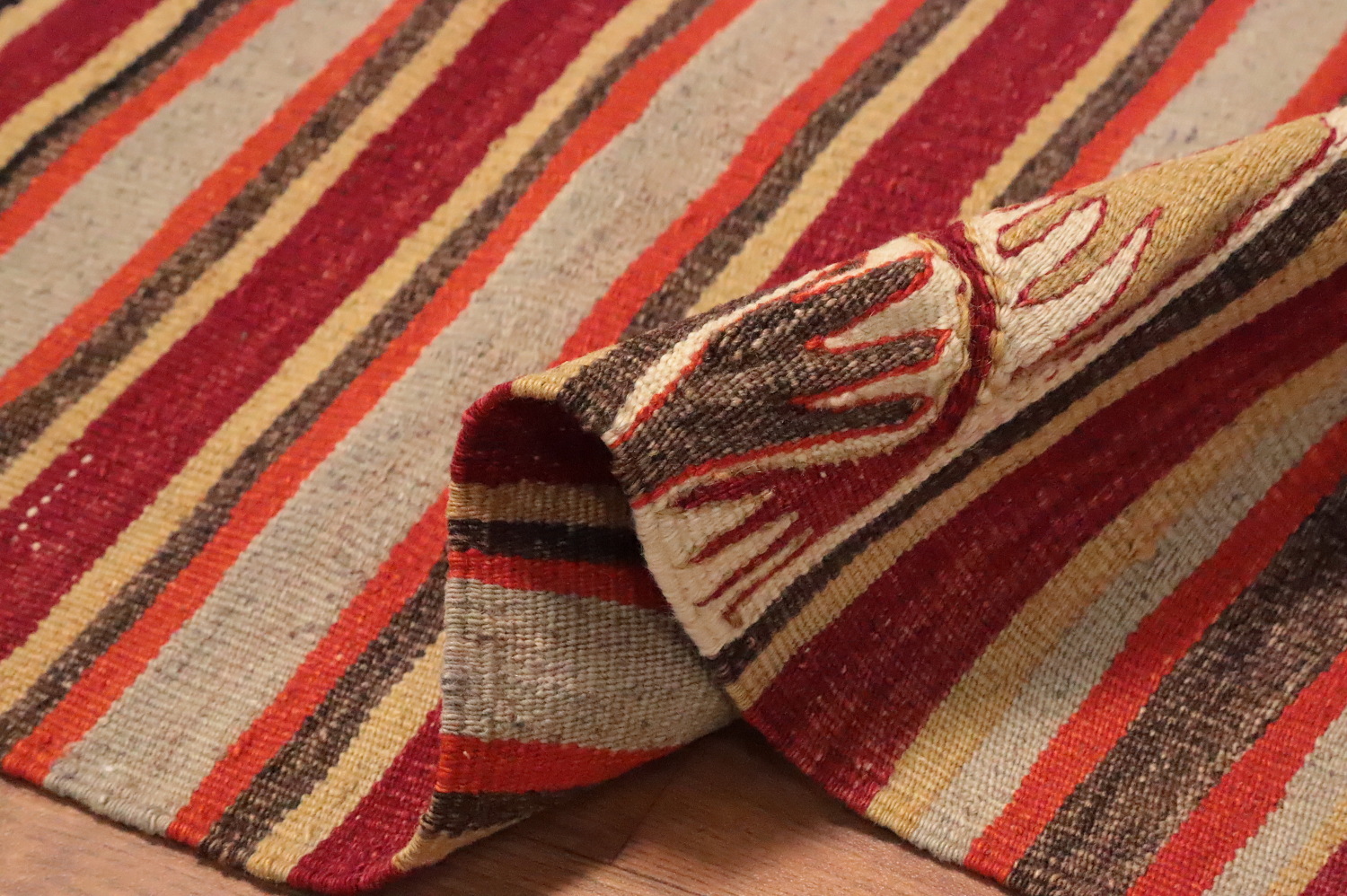 Vegetable Dye Kilim Turkish Area Rug 5x10