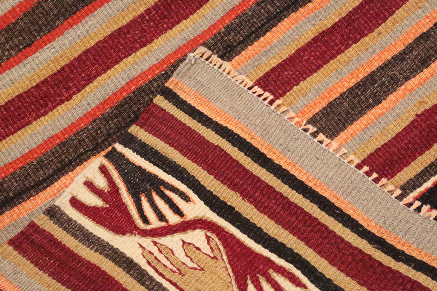 Vegetable Dye Kilim Turkish Area Rug 5x10