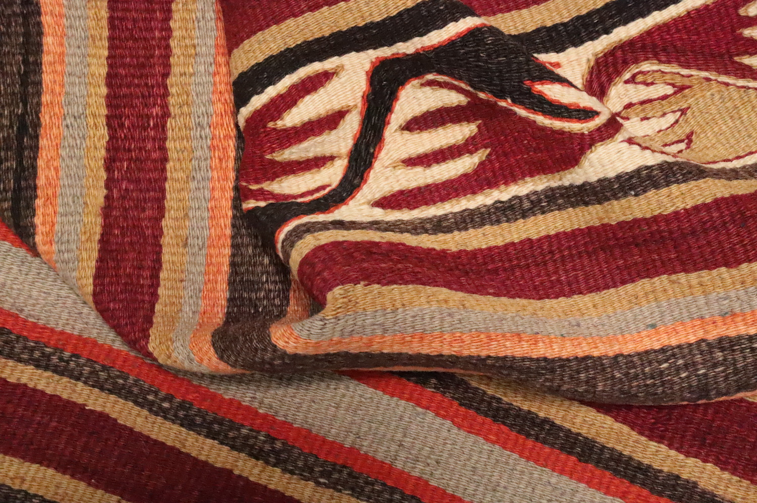 Vegetable Dye Kilim Turkish Area Rug 5x10