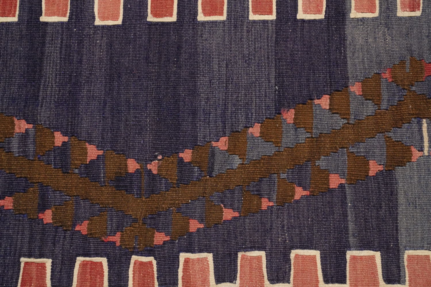 Vegetable Dye Kilim Turkish Area Rug 5x9