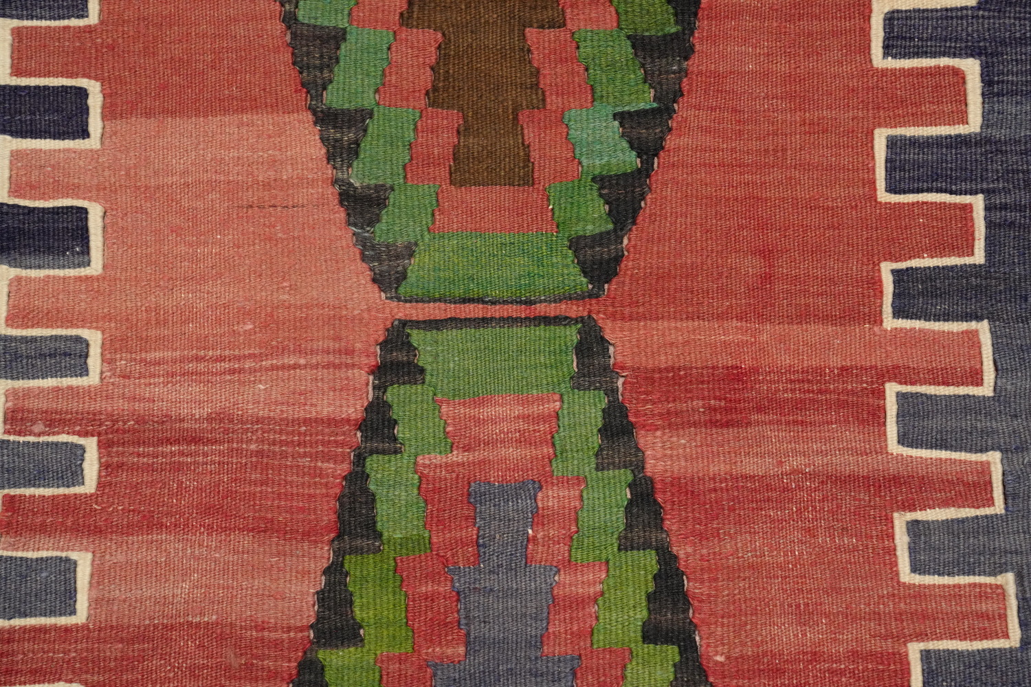 Vegetable Dye Kilim Turkish Area Rug 5x9